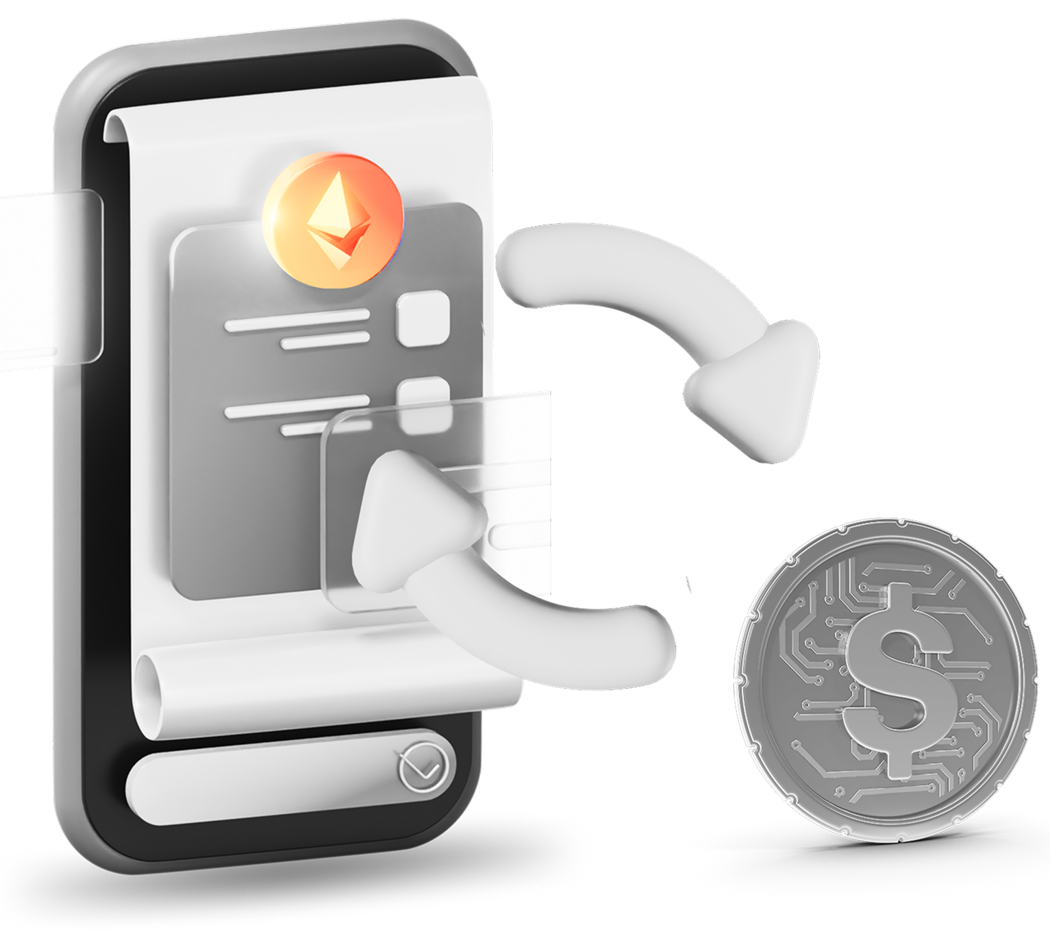 Crypto to fiat transaction